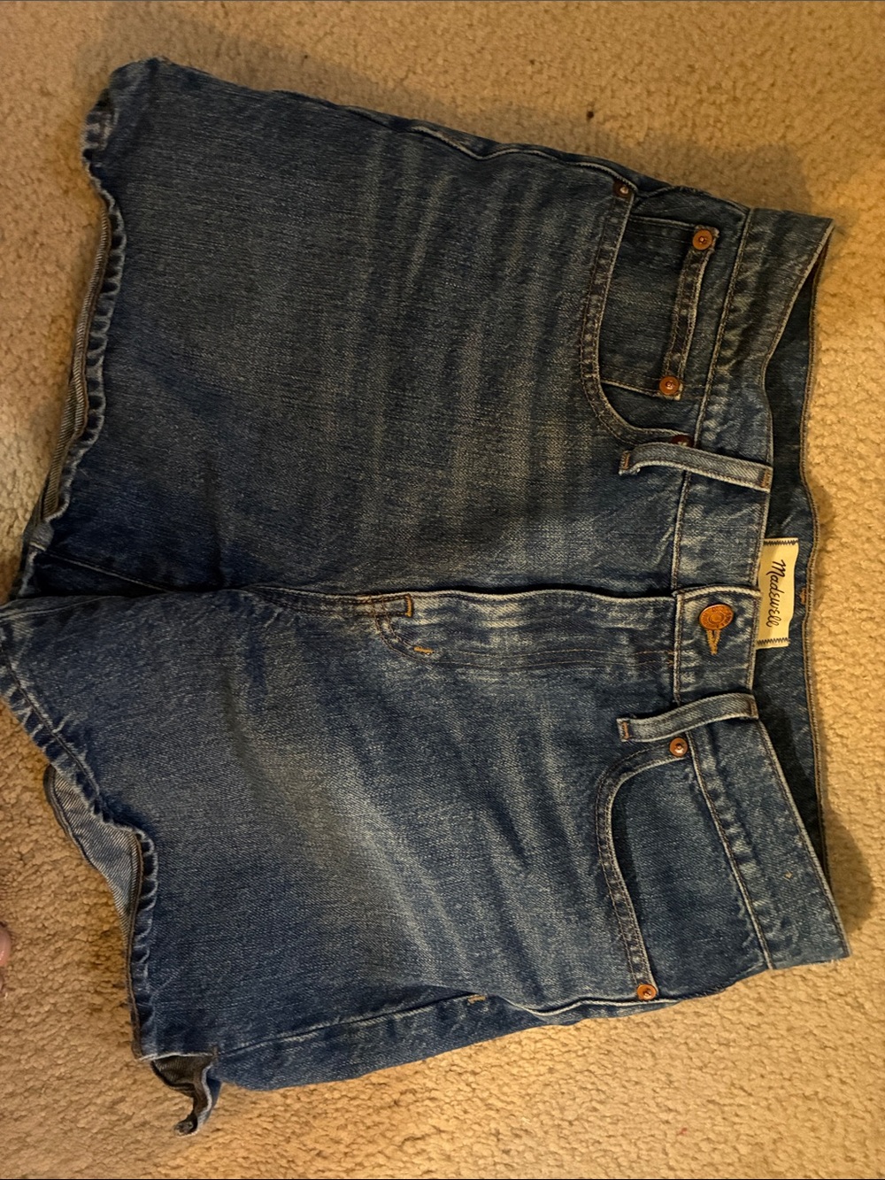 Madewell Denim Shorts in Medium Blue Wash